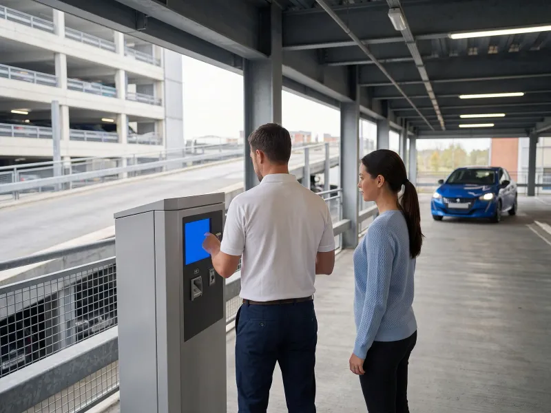 Vozači plaćaju parkiranje na automatu u javnoj garaži